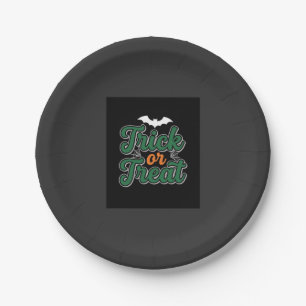 Halloween Trick or Treat Bat Web Design_1 Paper Plate