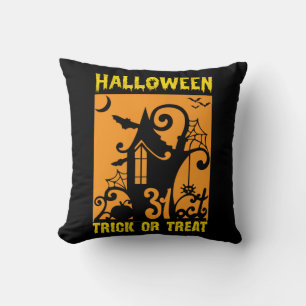 Halloween Trick Or Treat Birthday Cushion
