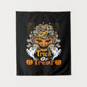 Halloween Trick Or Treat Birthday Tapestry