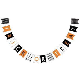 Halloween Trick Or Treat Bunting
