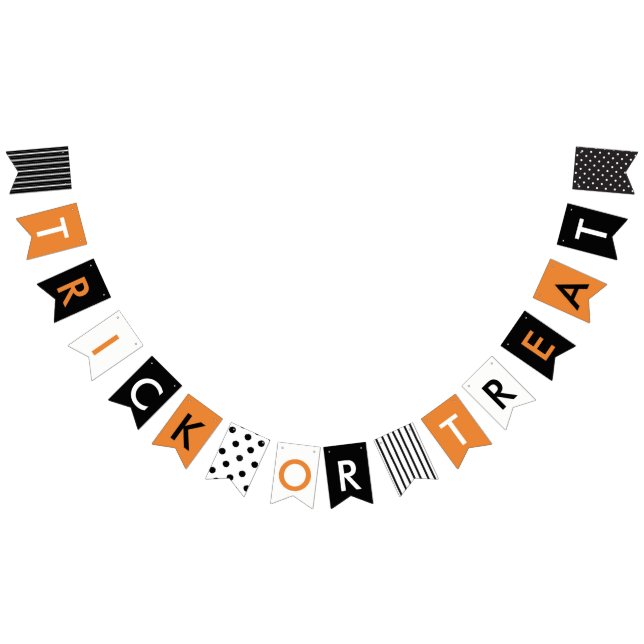 Halloween Trick Or Treat Bunting (All)
