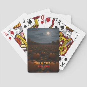 Halloween Trick or Treat Classic Playing Cards