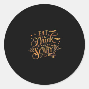 Halloween Trick Or Treat  Classic Round Sticker