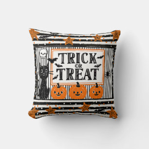 Halloween Trick or Treat Cushion