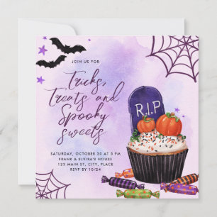 Halloween Trick or Treat Custom Invitation