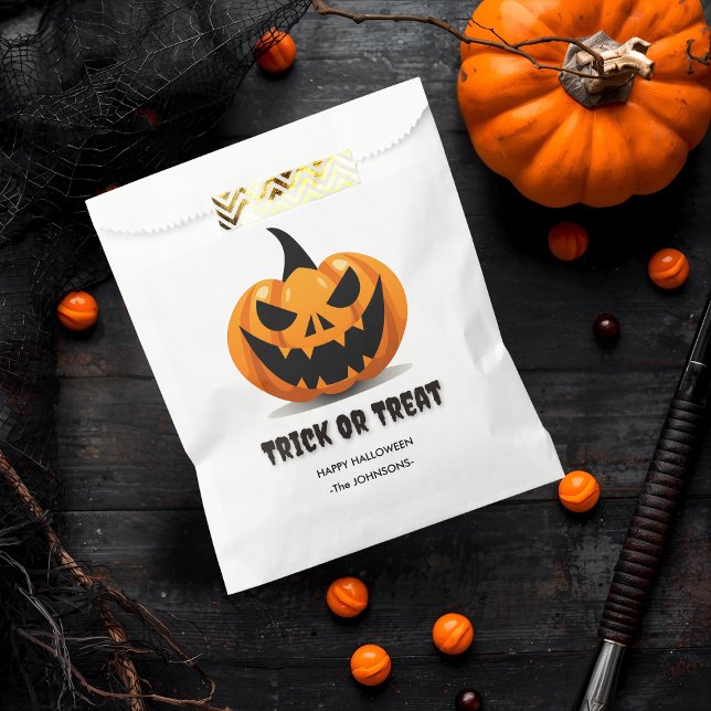 Halloween Trick or Treat  – Custom Jack-o’-Lantern Favour Bags (Creator Uploaded)