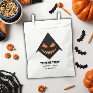 Halloween Trick or Treat – Custom Scary Face Favour Bags