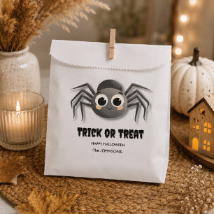 Halloween Trick or Treat – Custom Spider Design Favour Bags