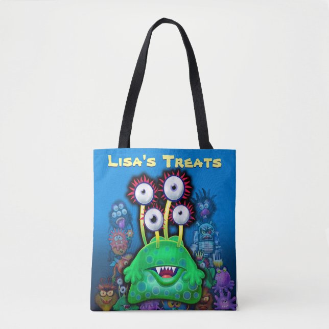 Halloween Trick-or-treat custom treat bag (Front)
