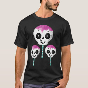 Halloween Trick or Treat Cute Skull Candy T-Shirt