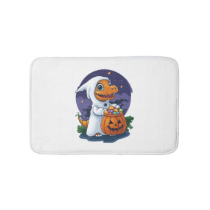 Halloween Trick-or-Treat Dino Bath Mat