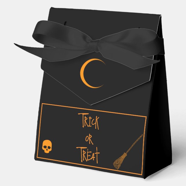 Halloween Trick or Treat  Favour Box (Front)