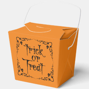 Halloween Trick or Treat Favour Box