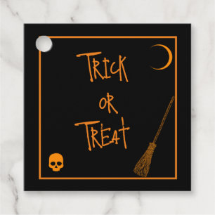 Halloween Trick or Treat Favour Tags
