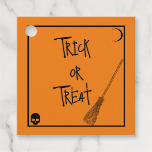 Halloween Trick or Treat Favour Tags