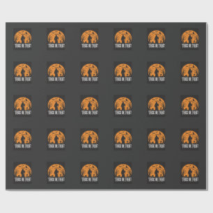Halloween Trick or Treat Grim Reaper Design_1 Wrapping Paper