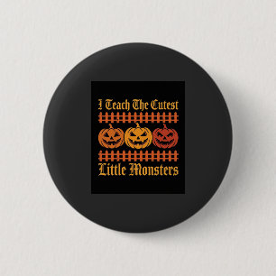 Halloween Trick Or Treat Little Monsters Pumpkin D 6 Cm Round Badge