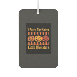 Halloween Trick Or Treat Little Monsters Pumpkin D Car Air Freshener