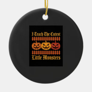Halloween Trick Or Treat Little Monsters Pumpkin D Ceramic Tree Decoration