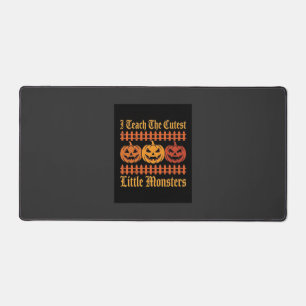 Halloween Trick Or Treat Little Monsters Pumpkin D Desk Mat