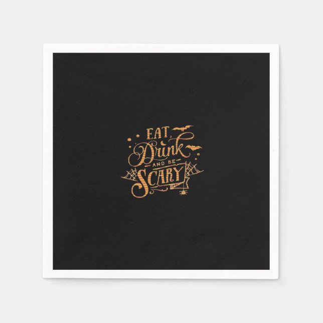 Halloween Trick Or Treat  Napkin (Front)