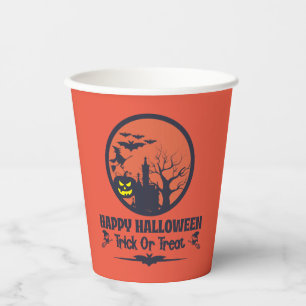 Halloween Trick Or Treat   Paper Cups