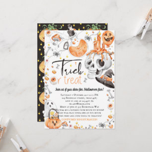 Halloween Trick Or Treat Party Invitation