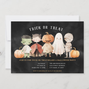 Halloween Trick or Treat Party Invitation
