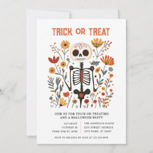 Halloween Trick or Treat Party Invitation