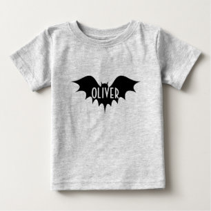 Halloween trick or treat personalised monogram baby T-Shirt