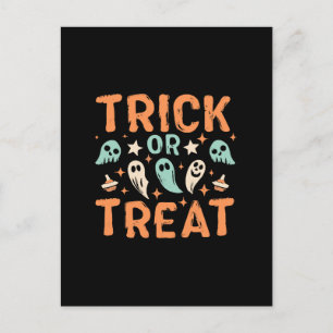 Halloween Trick or Treat Postcard