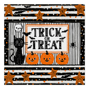 Halloween Trick or Treat Poster