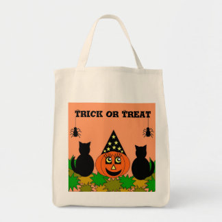 Halloween Trick or Treat Sack Tote Bag