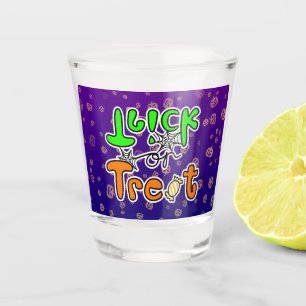 Halloween Trick or Treat Shot Glass