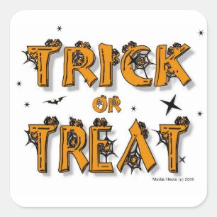 Halloween - Trick or Treat - Sticker