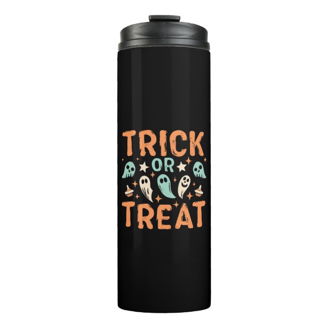 Halloween Trick or Treat Thermal Tumbler (Front)