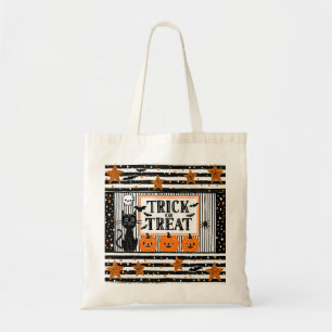 Halloween Trick or Treat Tote Bag