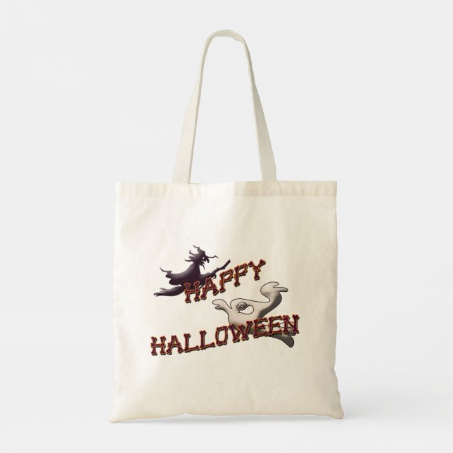 Halloween Trick or Treat Tote Bag (Back)