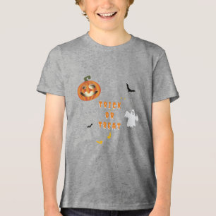 Halloween Trick or Treat Tri-Blend Shirt