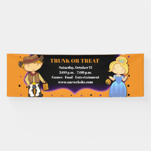 Halloween Trick or Treat Trunk or Treat Banner