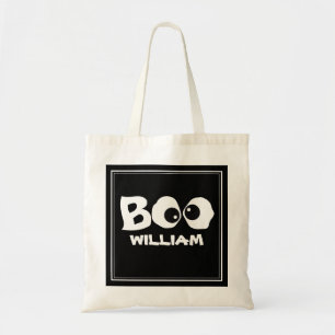 Halloween Trick Or Treat Whimsical Cute Ghost Tote Bag