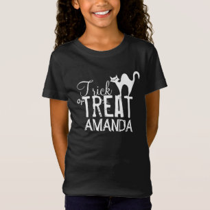 Halloween Trick or Treat Whimsical Ghost Eyes Boo T-Shirt