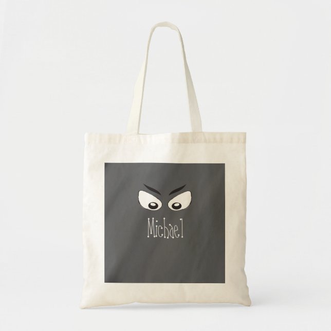Halloween Trick Or Treat Whimsical Spooky Ghost  Tote Bag (Front)