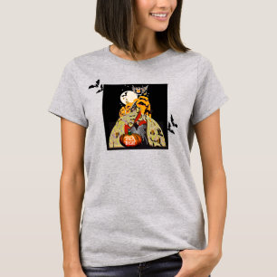 Halloween trick or treat witch T shirt