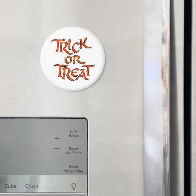 Halloween Trick or Treat Words Magnet (In Situ (Fridge))