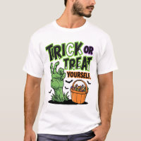 Halloween Trick or Treat Yourself Zombie Hand