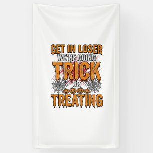 Halloween Trick Or Treating Vintage Typography Des Banner