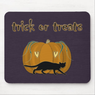 Halloween' trick or treats goodies mouse mat