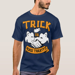 Halloween Trick Peace Treaty Pacifist Election Cos T-Shirt