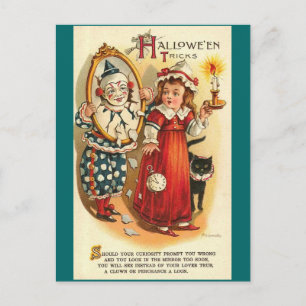 Halloween Tricks Postcard